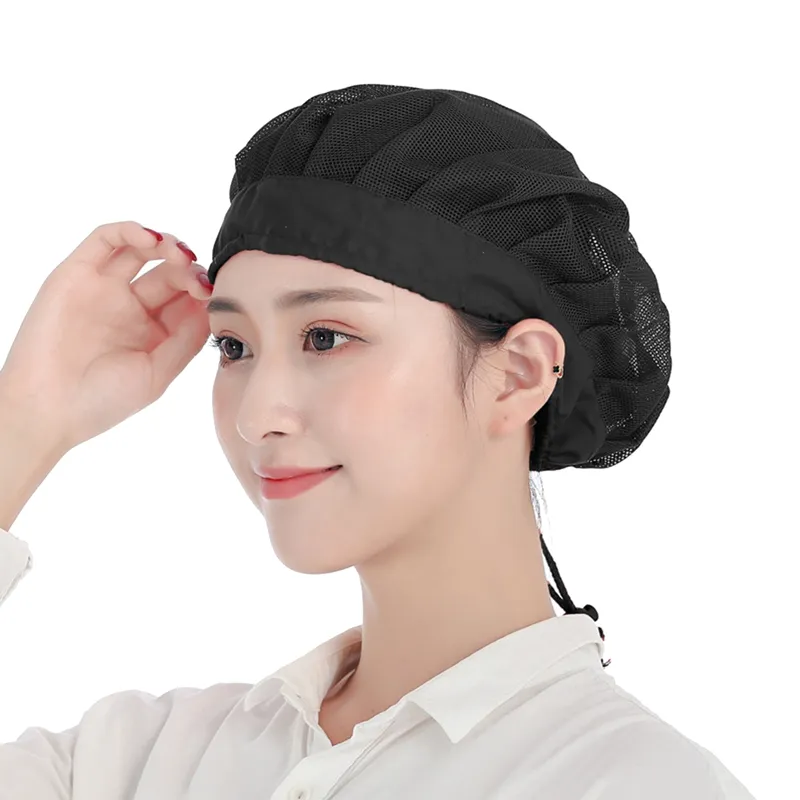 Kitchen Hair Net Cap Pink Doll Chef Cap Cooking Kitchen Hat Food