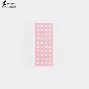 1Pc CUTE ALPHABET Sticker Deco DIY Planner BUJO Stiker Aesthetic-Rabbit Stationery