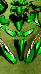 ชุดสี เวฟ 110 ไอ ใหม่ สี เขียวแก้ว (15ชิ้น) แถมฟรีนัอตทอง แพ็คบรรจุสินค้าอย่างดี สินค้ามีรับประกัน