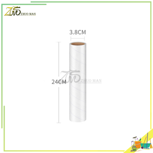 ลูกกลิ้งเก็บฝุ่น 24CM ลูกกลิ้งขนแมว ลูกกลิ้งเก็บขน ไม้ม็อบชุดลูกกลิ้งทำความสะอาด ด้ามจับปรับได้ ฉีกกระดาษม้วนกระดาษเพื่อทำความสะอาดเสื้อผ้าผม  ปรับความยาวได้