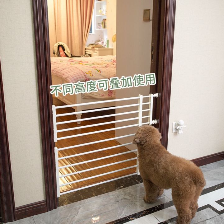 Pet Gate, with Small Pet Door Easy Walk Thru Durability Dog Gate