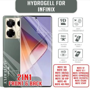 [ANTIGORES] Pelindung Layar Depan Belakang Screen Guard Hydrogell Infinix 30 30i 30 pro Note 40 pro note 12 note 12 pro vip note 12 g96