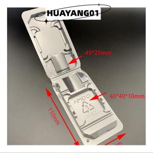 HUAYANG01 [2023 new HOT FASHION] lazlook 10pcs CPU clamshell TRAY BOX AMD Case Holder Protection สำหรับ AMD AM2 AM3 FM1 FM2