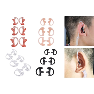 Ear Mold for Two Way Radio Acoustic Tube Earpiece / Coil Tube Headset Silicone Earmould Insert for Vertex