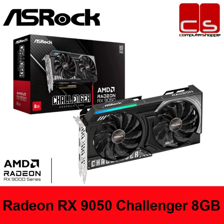 Asrock AMD Radeon RX 9050 Challenger 8GB Graphics Card