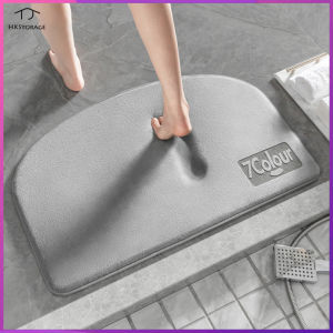 HKStorage พรมในห้องน้ำพรมเช็ดเท้าดูดซับน้ำรายการประตูห้องน้ำแห้งเร็วพรมเช็ดเท้าห้องน้ำป้องกันเสื่อกันลื่นพรมห้องน้ำ