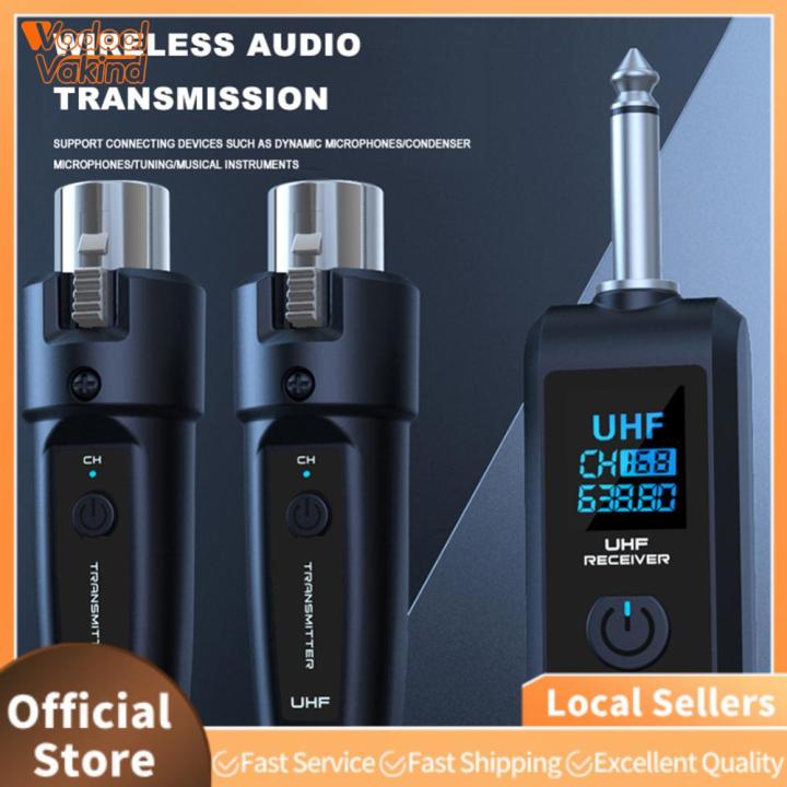 First Audio Mixer 【Vakind】Wireless Microphone System Rechargeable Microphone Converter ...