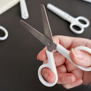 JUTBONG with Lid Stationery Pure White Handmade Childrens Portable Protective Cut Paper Tool DIY Scrapbooking