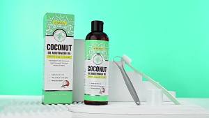 KORMESIC Full English Coconut Oil Mouthwash oil mouthwash One-time Cross-Border Foreign Trade