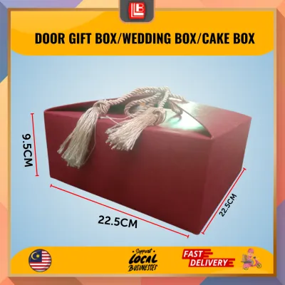 DOOR GIFT BOX/WEDDING BOX/CAKE BOX/KOTAK HANTARAN/KOTAK KEK/KOTAK HADIAH