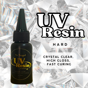 Resin UV 35gr High Gloss Crystal Clear Bening Sinar Recine Cair Craft Crafting Prakarya Gantungan Kunci Hias Kerajinan Art Seni Kesenian Kunci Ganci Hiasan Tas Kertakes DIY Quality Kualitas Katalis Murah Termurah Grosir Prakarya