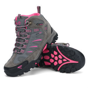 {SPESIAL DISKON}Sepatu Gunung Wanita Snta 613 Grey Fuschia Abu-Abu Fuschia Trekking/Hiking/Outdoor