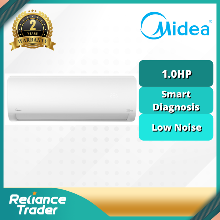 MIDEA R32 1.0HP Xtreme Dura Wall Mounted Split Air Conditioner Non Inverter MSGD09CRN8 Lazada