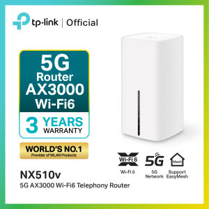 TP-Link NX510v 5G AX3000 Wi-Fi6 Telephony Router ประกัน 3 ปี รองรับ 5G 4G ทุกเครือข่าย เราเตอร์ใส่ซิม 3.4Gbps