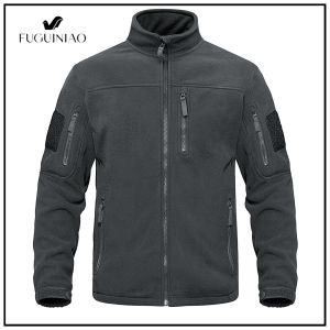 FUGUINIAO Hiking jacket Mens Outdoor Jackets Keep warm jackets Mens Coats Polar Fleece Collar Cardigan Jacket Mountaineering Windproof Waterproof Tactical Sport Jacket