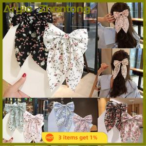 Aryio โบว์ติดผมแฟชั่นสไตล์เกาหลีโบว์ใหญ่ริบบิ้นผูกผมปิ่นปักผมรูปดอกไม้ขนาดเล็กอุปกรณ์เสริมกิ๊บติดผมรูปเป็ด