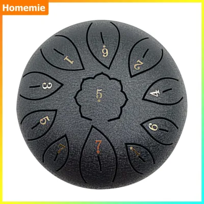 6 inch 11 Tune Percussion Musical Instrument Steel Tongue Drum for Beginner