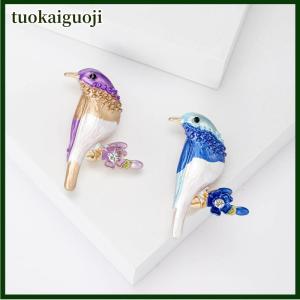 tuokaiguoji Fashion Animal Bird Shape Brooches For Women Clothing Coat Jewelry Party Accessries Gifts