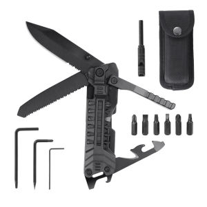 【SG Stock】23-in-1 Multi-Tool Knife Stainless Steel Survival Tool for Camping Outdoor & Home Use