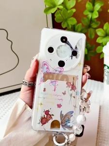 Suitable for Samsung S24Plus Phone Case S23Ultra Butterfly S22 Card Slot S21FE New Model Note 20