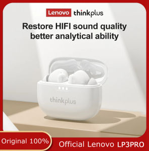 Lenovo Live Pods LP3 Pro TWS Bluetooth headset LED power display noise reduction sports gaming wireless earbuds dual driver. Original 100%