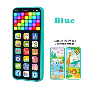 EZYLITTLES Smart Screen Mobile Phone LED Color Screen Toy Multi function Simulation Children Puzzle Early Education Mobile Phone Toy