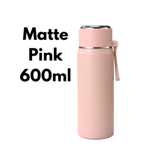 Water Bottle - 600ml Stainless Steel Vacuum Insulated BPA-Free Non-Toxic