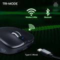[ประกัน 1ปี] EGA Type M15 Gaming Mouse เมาส์เกมมิ่งไร้สาย Bluetooth/Wireless/Wired มี Macro Software. 
