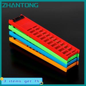 ZHANTONG 1PC Fishing Rig Board Plastic Double Side Spring Hooks Storage Catch Holder