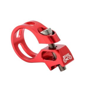 DISKAS Aluminum Alloy Bike Shifter Lever Clamp 22.2mm CNC Cutting Bicycle Shifter Trigger Clamp Repair Parts Anodic Coloring Derailleur Shifter Connector for X5/X7/X9/X0/XX/X01/XX1 Road Bike