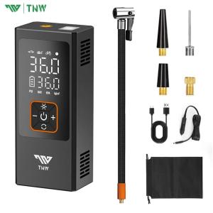 TNW CI12 Pompa Ban Motor Dan Mobil Electric Air Pump Car Air Pump Tire Inflator Portable Mini Pompa Angin Elektrik 10000mAh