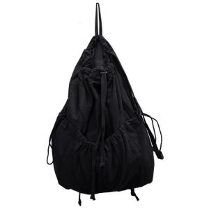 Thời Trang Ruched Ba Lô Cho Phụ Nữ túi vải dây rút Phụ Nữ Giản Dị Trường Daypack Cao Đẳng Ba lô du lịch Bookbag