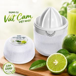 Vắt Cam Việt Nhật Mẫu Mới Hokori 6906 – Dụng Cụ Vắt Cam Chanh Bằng Tay Hộp Đựng Nhựa Trong Cao Cấp