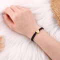 Gelang Huruf Inisial Emas 26Huruf Gelang Couple Gelang Tangan Rajut Tail Gelang Bracelet. 