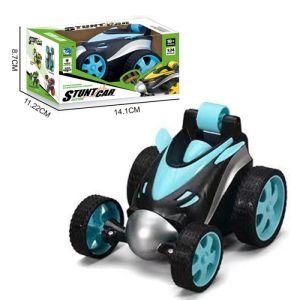 Mainan Mobil Mobilan Anak Laki Laki Stunt Car Putar 360 Derajat Ada Lampu Dengan Musik Bisa Jungkir Balik - Biru