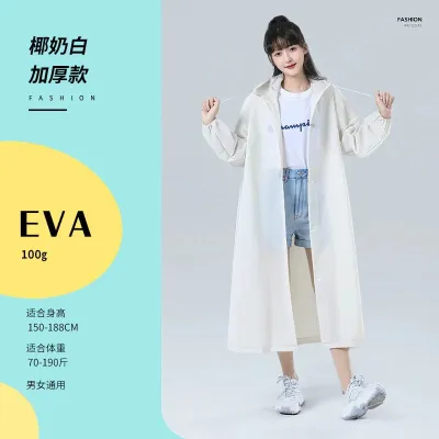 【FUCO】Áo mưa một mảnh trong suốt thời trang cho nữ Áo Mưa 1 Người Thích hợp cho xe đạp xe máy