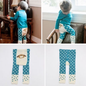 Celana legging anak bayi balita laki perempuan cewe motif animal murah / lejing kaos import  - ACA046