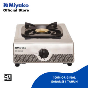 Miyako Kompor Gas 1 Tungku - KG101SS - FREE ONGKIR Jabodetabek