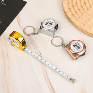 songduanshi Mini Small Portable Tape Measure Portable Key Chain 2 M Ruler Household Steel Tape Measure