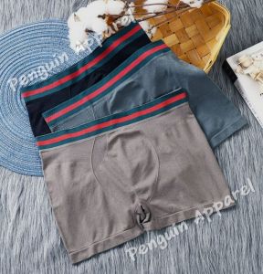 (พร้อมส่ง) PenguinProof KQ-74 กางเกงในชายไร้ตะเข็บข้าง เนื้อผ้าบางนิ่ม ใส่สบาย ยืดได้เยอะ สำหรับเอว 28-44 นิ้ว ทรงบอกเซอร์