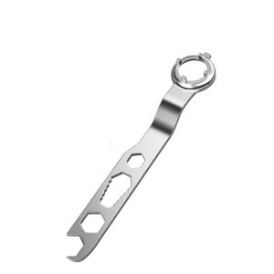 RBJ4 Stable Clamping Angle Grinder Wrench High Strength Labor Saving Remove Repair Spanner Portable Multi-purpose 4 Claw Double-head Wrench For Tightening
