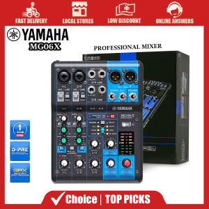 Yamaha MG06X Compact 6-Input Analog Mixer | D-PRE Preamp 6 SPX DSP Effects +48V Phantom Power For Karaoke Small Stage & Podcast