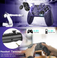 Wireless Game Controller สำหรับ PS4 Elite/slim/pro Dualshock 4พร้อมปุ่มย้อนกลับที่ตั้งโปรแกรมได้รองรับ Turbo Console เกมจอยสติ๊กสำหรับ PC. 