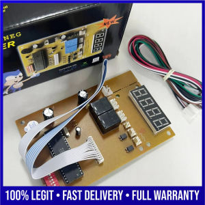 JT Piso/Lima Timer For Pisonet /4 LED Digit Digital Timer Dual Relay Pisonet for Universal Piso