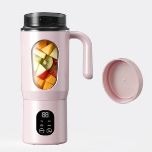 2026 New Double Lid Juicer Cup! 580ml Large Capacity Crushable Ice Wireless Portable Fresh Pressing And Direct Drinking