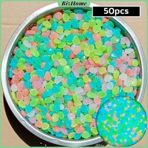 หินเรืองแสง หินเรืองแสงตกแต่งสวน หรือตู้ปลา ขนาดหิน 0.8-1cm 50 ต่อแพ็ค / 100 ต่อแพ็ค luminous stone