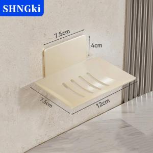 SHNGki Thép Carbon phòng tắm vòi hoa sen lưu trữ xà phòng khay giá xà phòng khay treo tường thoát nước xà phòng Khay hộp