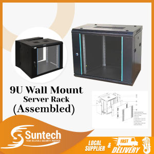 TC-9U-600 / 9U Server Rack/Network Cabinet/Data Rack (ASSEMBLED) With Server Tray