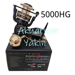 4077 MESIN PANCING TEAM SEAHAWK BLAST GOLD C6 SW SPINNING REEL SALTWATER