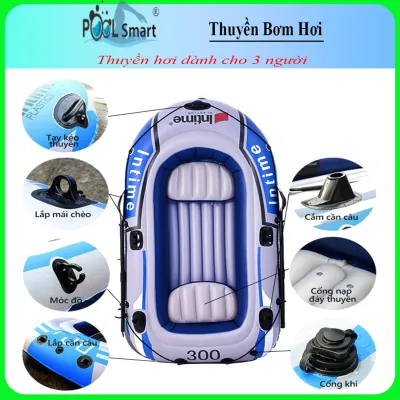 Thuyền hơi câu cá nhập khẩu Intime thuyền hơi du lịch dã ngoại kayak thuyền phao cao xu